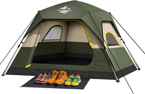 4-Person Family Camping Tent